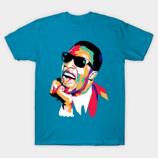 stevie wonder abstract T-Shirt